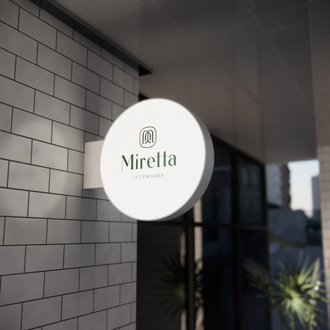 Single-sided Led Round Light Box Sign
