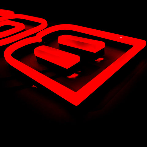 180 Degree Acrylic Faux Neon Signs