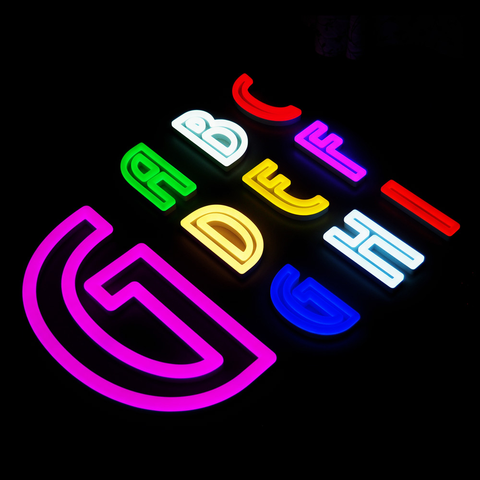180 Degree Acrylic Faux Neon Signs